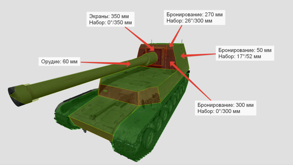 Бронирование ПТ-САУ Ho-Ri 1 (рубка)